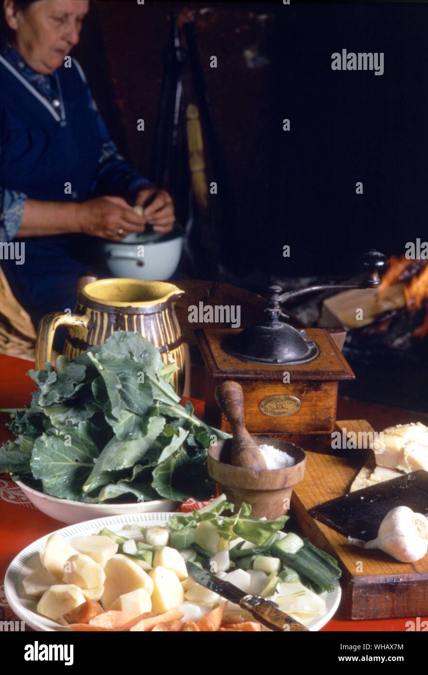 In Francia la cucina francese. Foto Stock