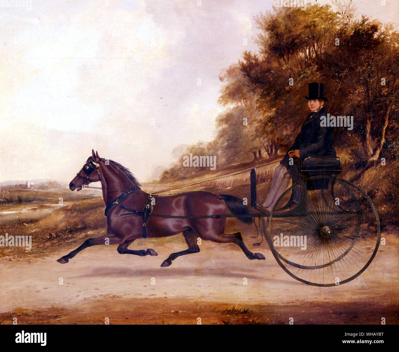 Sir Joseph Henry Hawley, il 'fortunato baronet' (1814-1875) è stato uno di quelli di maggior successo delle corse ippiche proprietari del XIX secolo. Ha vinto quattro Derbies (Teddington 1851, Beadsman 1858, Musjid 1859 e abito blu 1868) e sconosciuto, ma vaste somme di denaro. Egli ha fatto tutte le sue proprie entrate e ha gestito la sua propria prove, utilizzando pesi che sono state anche mantenuto segreto dal suo trainer. Se cerchi un blando sulla casella-sede del suo concerto, egli era freddo e misanthropic.. Sir Joseph ha acquistato il suo racing interessi pur vivendo a Firenze, dove fu influenzato dal sig. J M Stanley. Con Stanley come partner, Sir Joseph ha iniziato Foto Stock