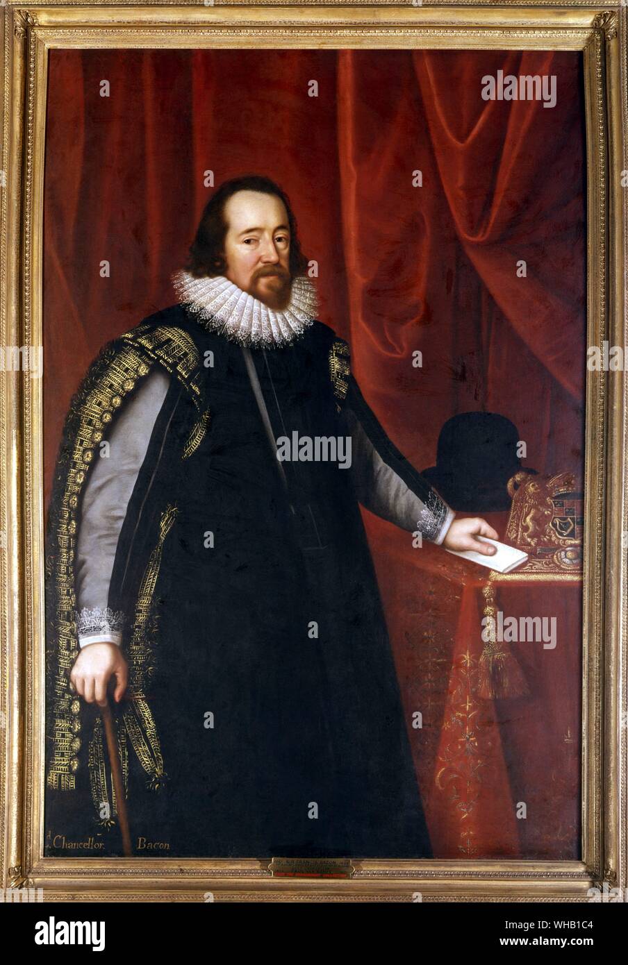 Sir Francis Bacon, primo Visconte ST ALBAN KC (22 gennaio 1561 - 9 Aprile 1626). Foto Stock