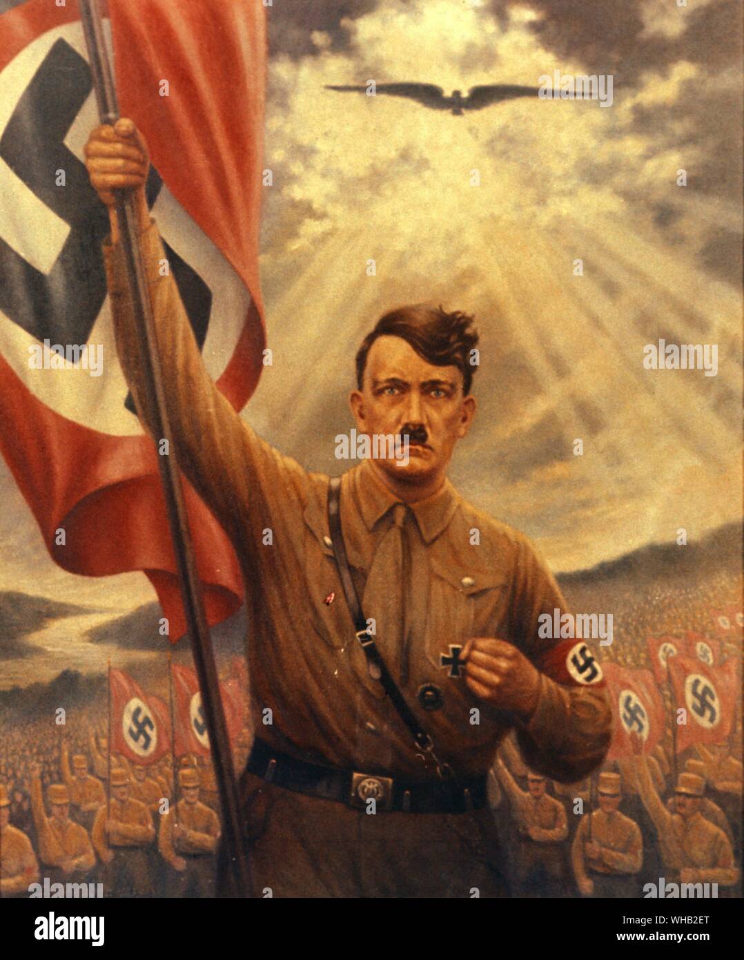 Adolf Hitler 1889-1945 dittatore tedesco Foto Stock