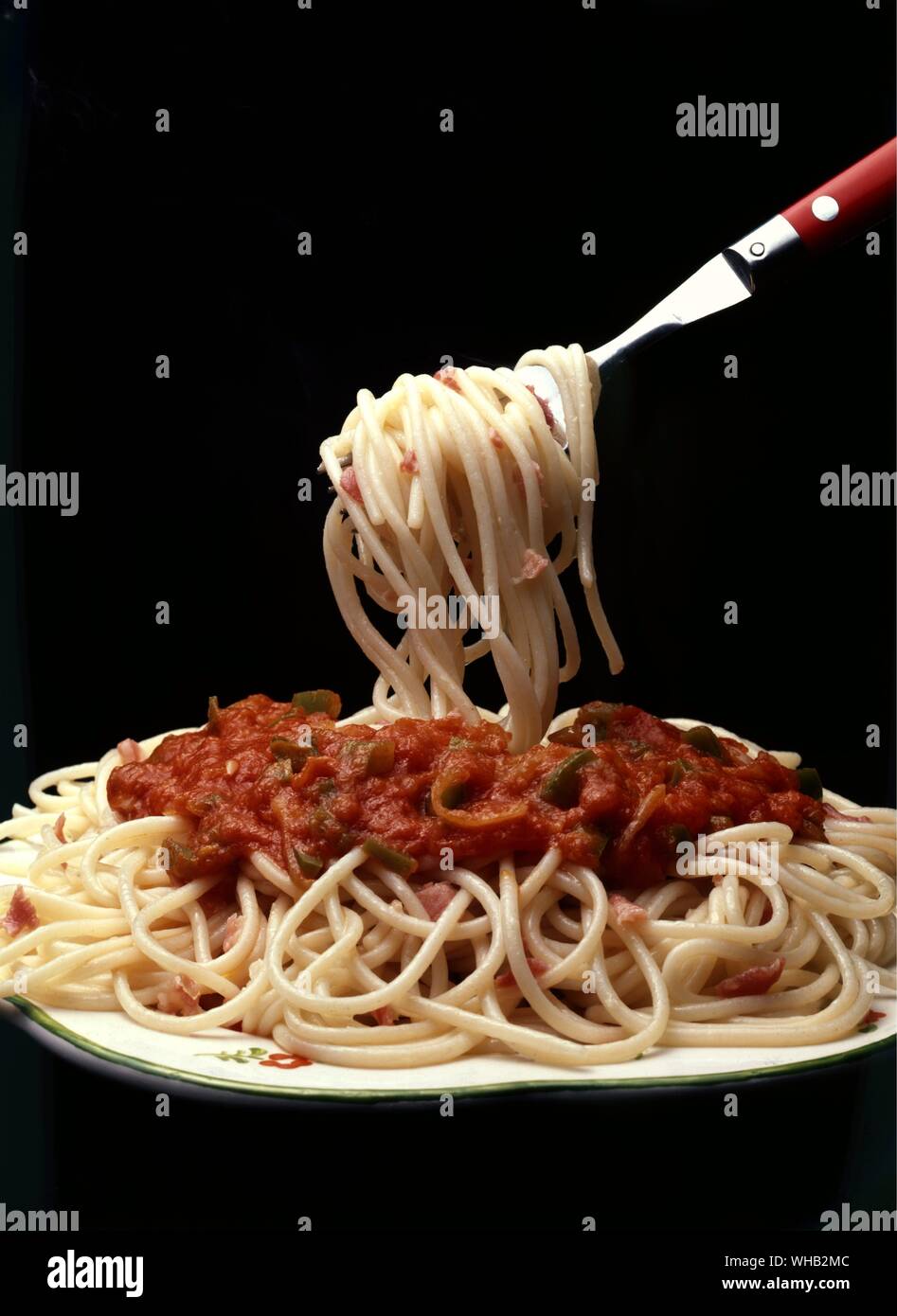 Spaghetti alla Bolognese. Foto Stock