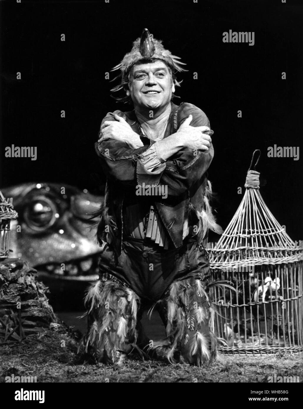 Hermann preda come Papageno birdcatcher Il flauto magico Foto Stock