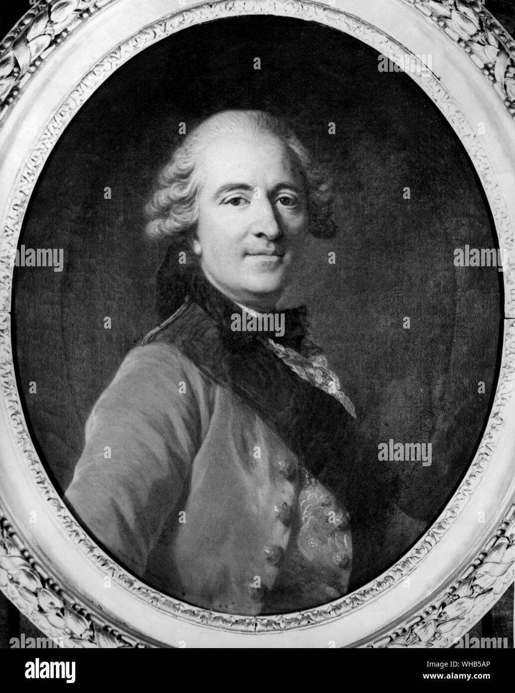 Claude-Louis Francois Regnier - Conte de Guerchy : diplomatico francese a Londra 1763 - 67 . Dipinto di Vanhoo Foto Stock