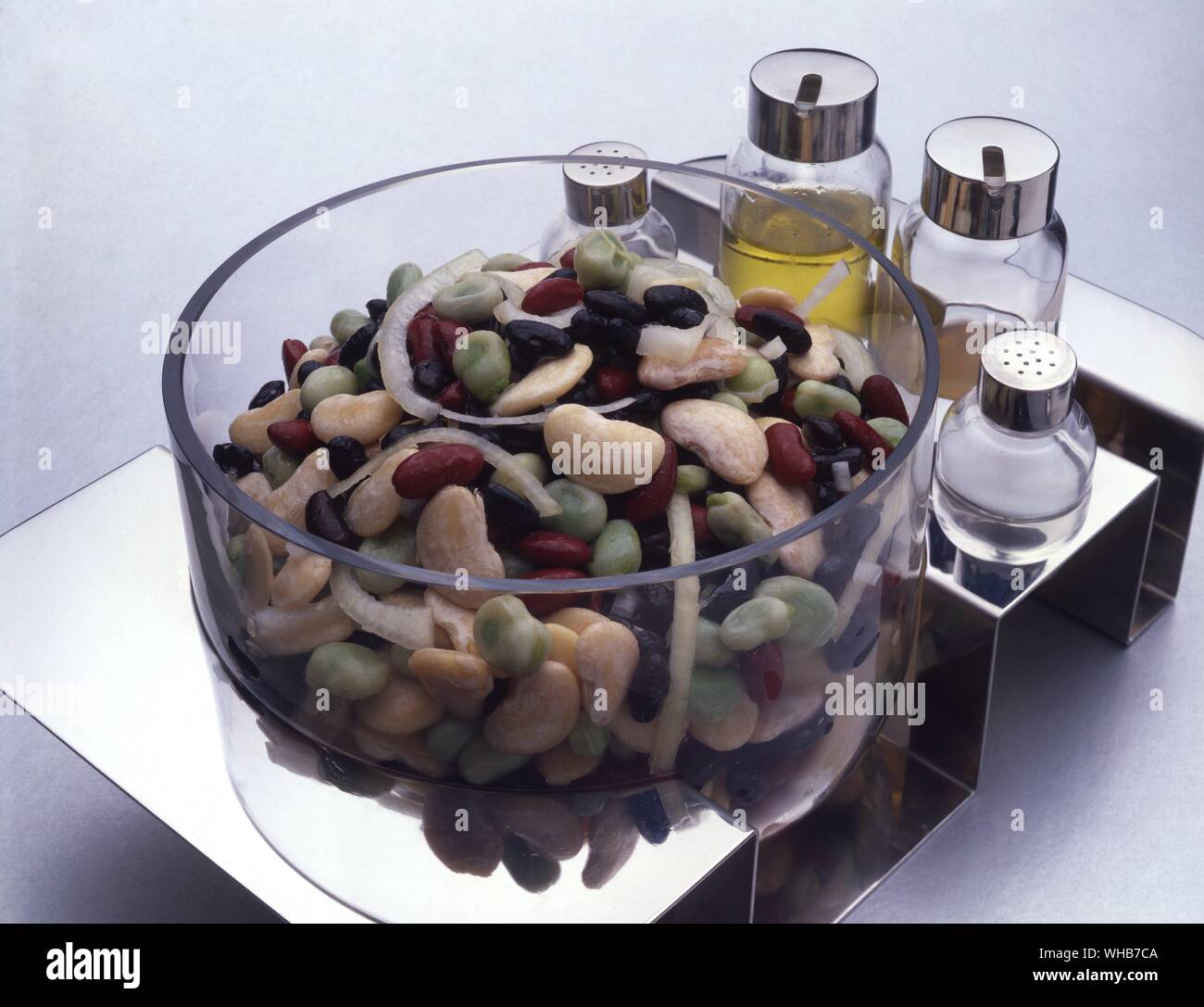 Insalata di fagioli. Foto Stock