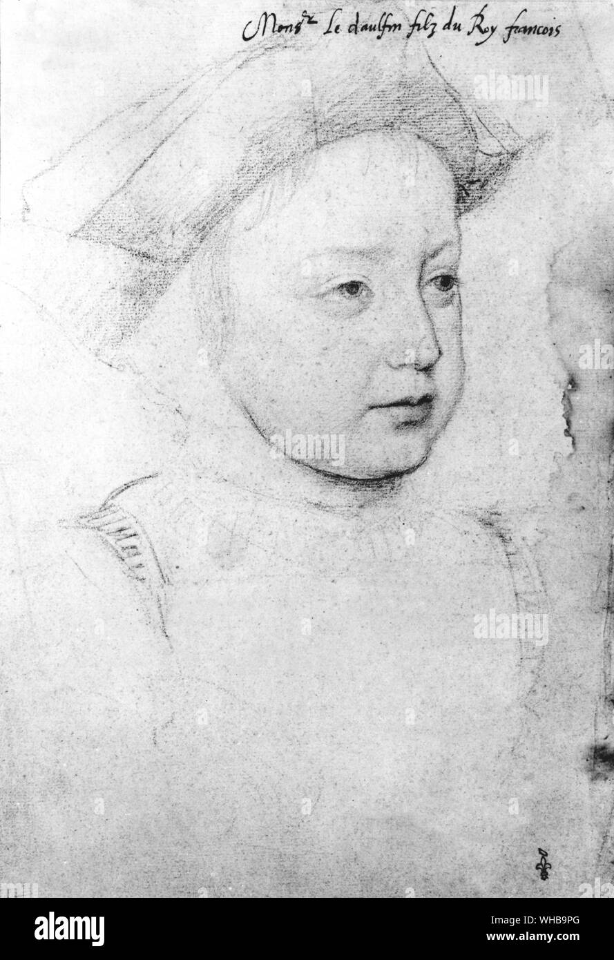 Il Delfino Francois 1518 - 1536 da Jean Clouet c 1524 Foto Stock