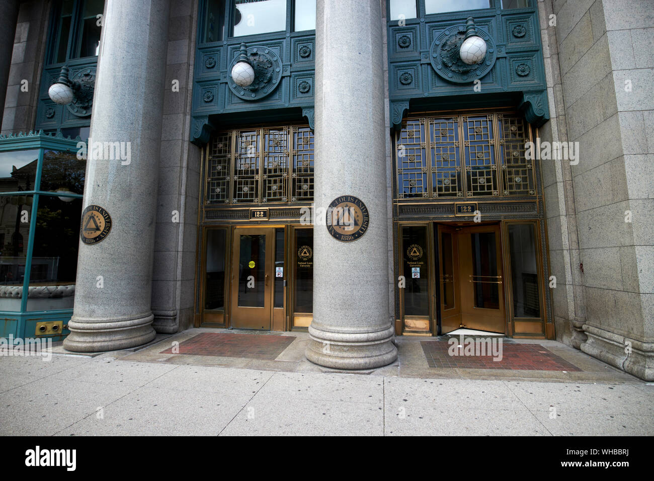 Il national Louis University nel gas di popoli la costruzione di Chicago in Illinois negli Stati Uniti d'America Foto Stock