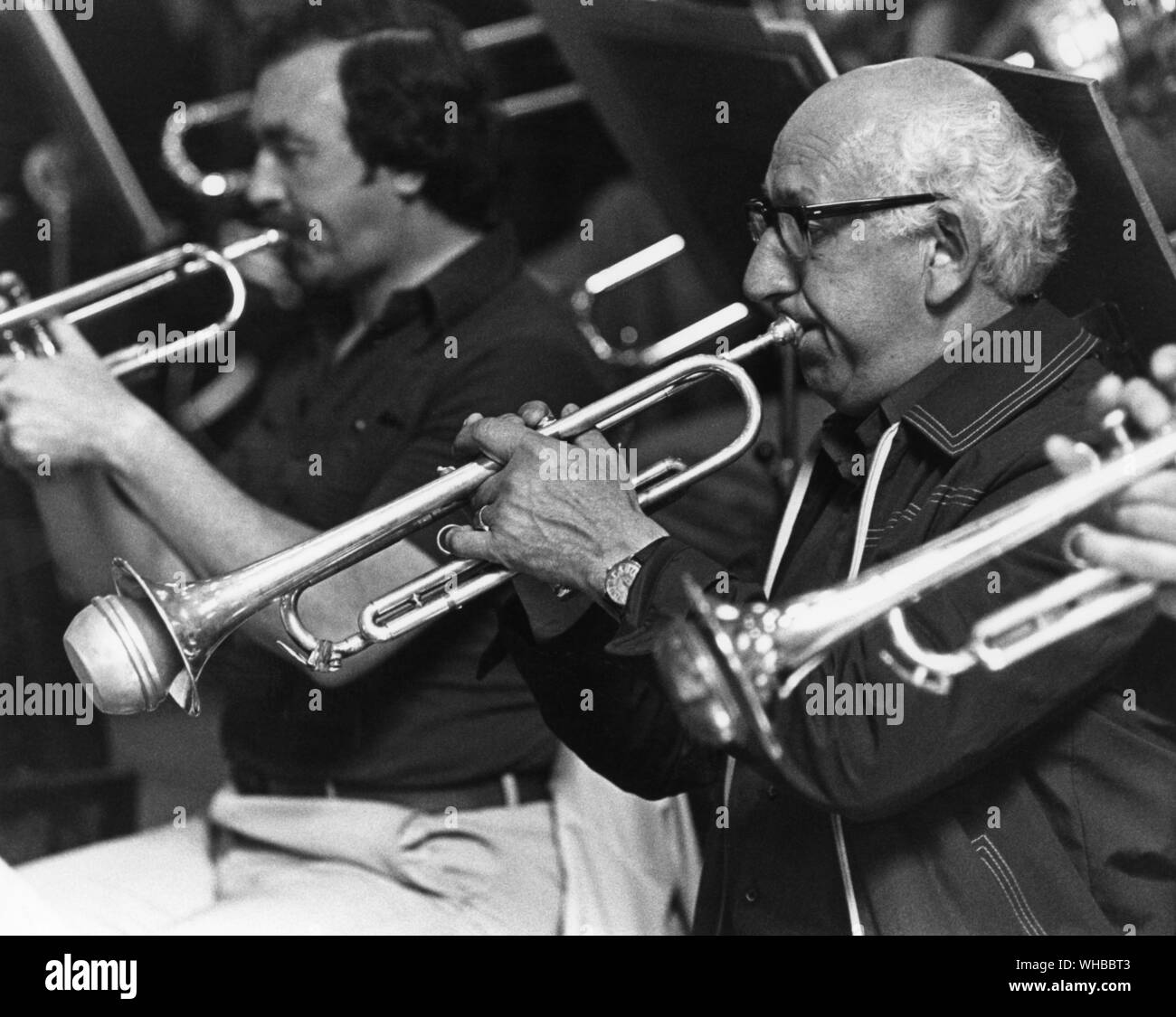 William Lang - trumpeter. Foto Stock