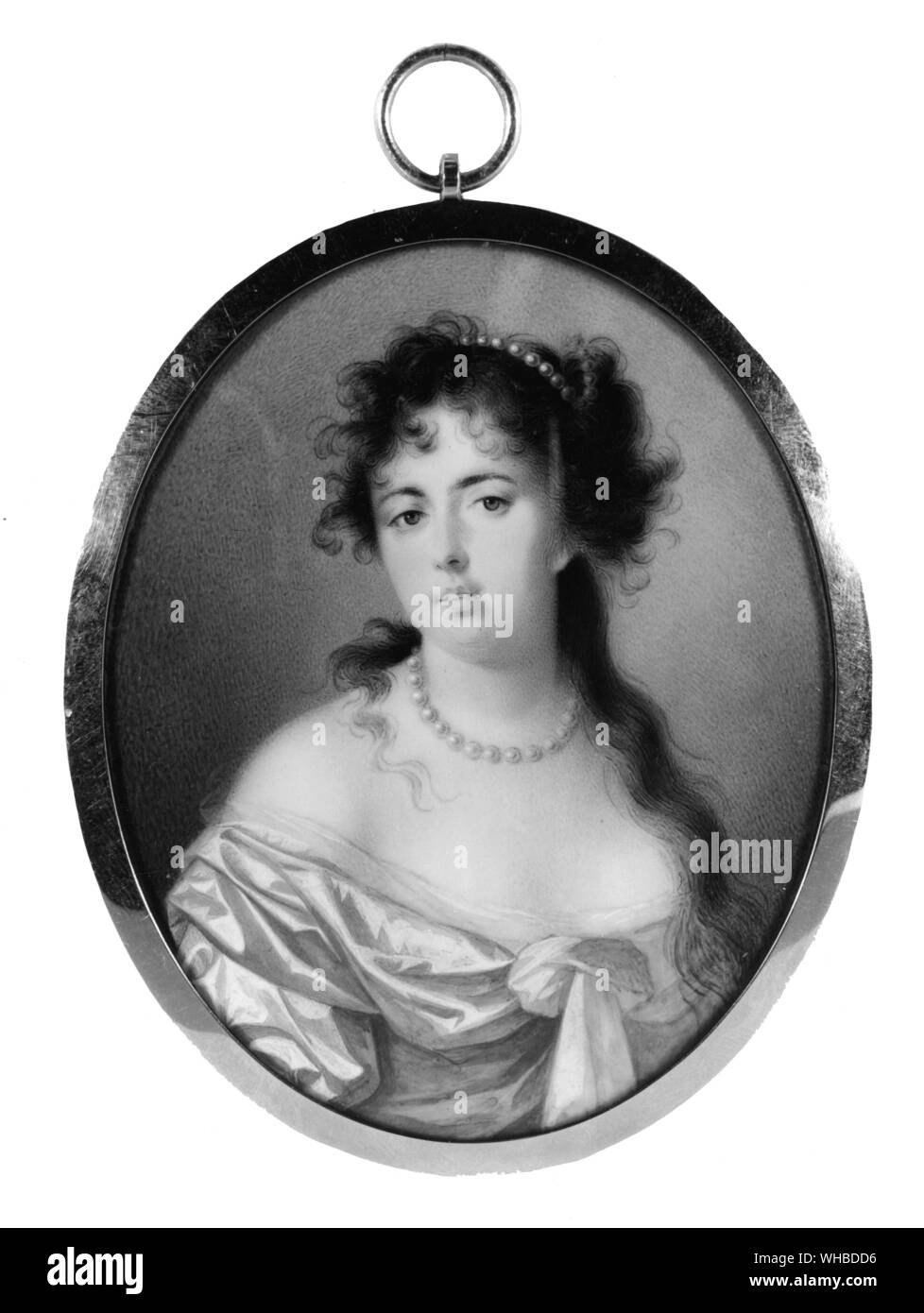 Osso la miniatura di Emma Hamilton Foto Stock