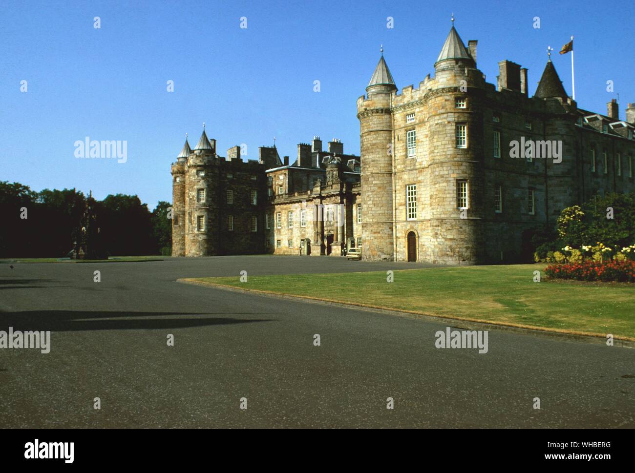 Il Palazzo di Holyrood , Edimburgo , in Scozia Foto Stock