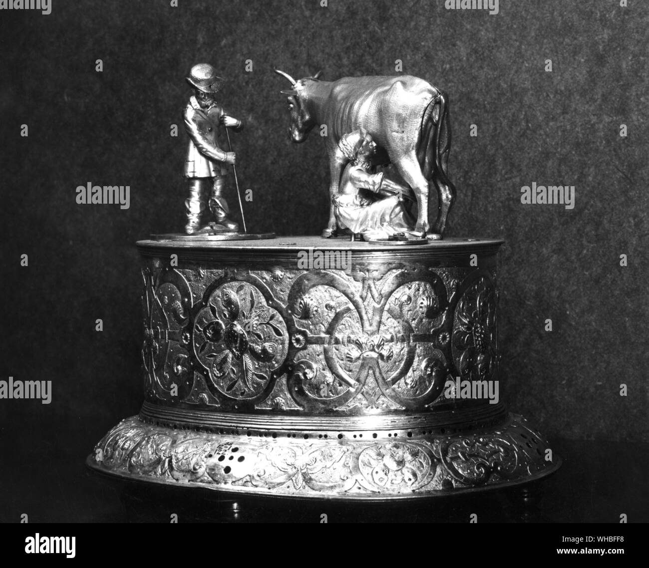 Un automa orologio: Augsberg, (c.1600). Foto Stock