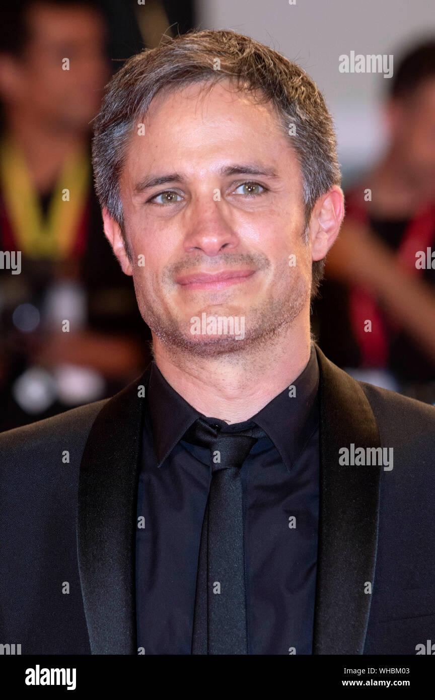 Gael Garcia Bernal alla premiere di 'Wasp Rete' alla Biennale di Venezia 2019 / 76th Venice International Film Festival presso il Palazzo del Cinema. Venezia, 01.09.2019 | Utilizzo di tutto il mondo Foto Stock