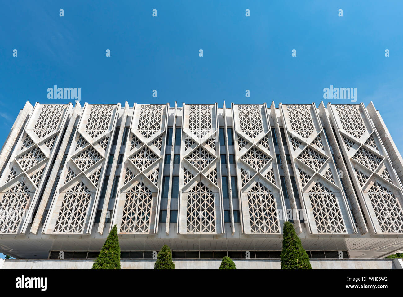 Edificio del Museo Statale di Storia dell Uzbekistan a Tashkent Foto Stock