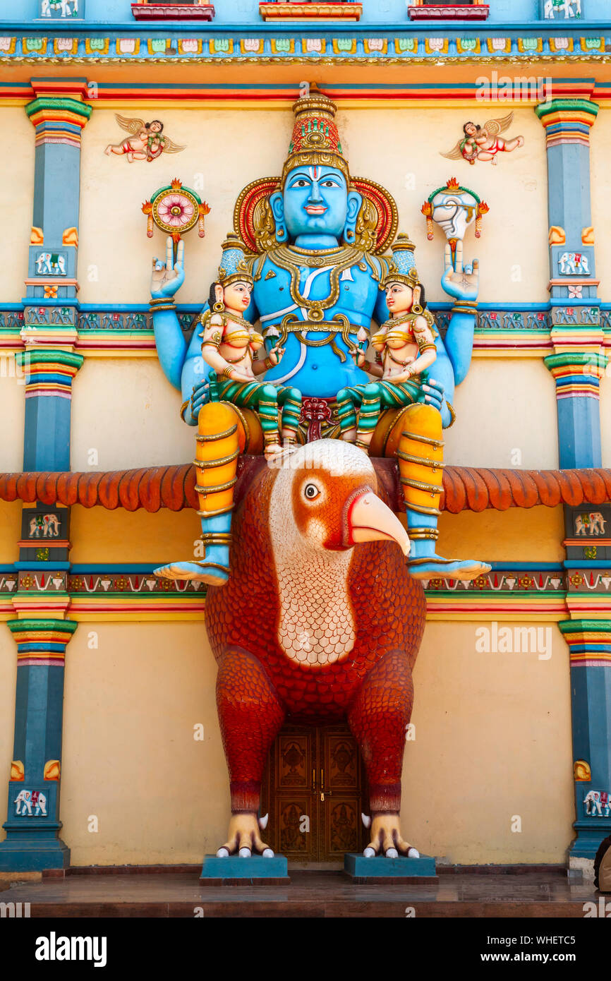 Mari Tirupathi Sri Srinivasa Mahalakshmi tempio è un tempio indù si trova nella città di Bangalore in India Foto Stock