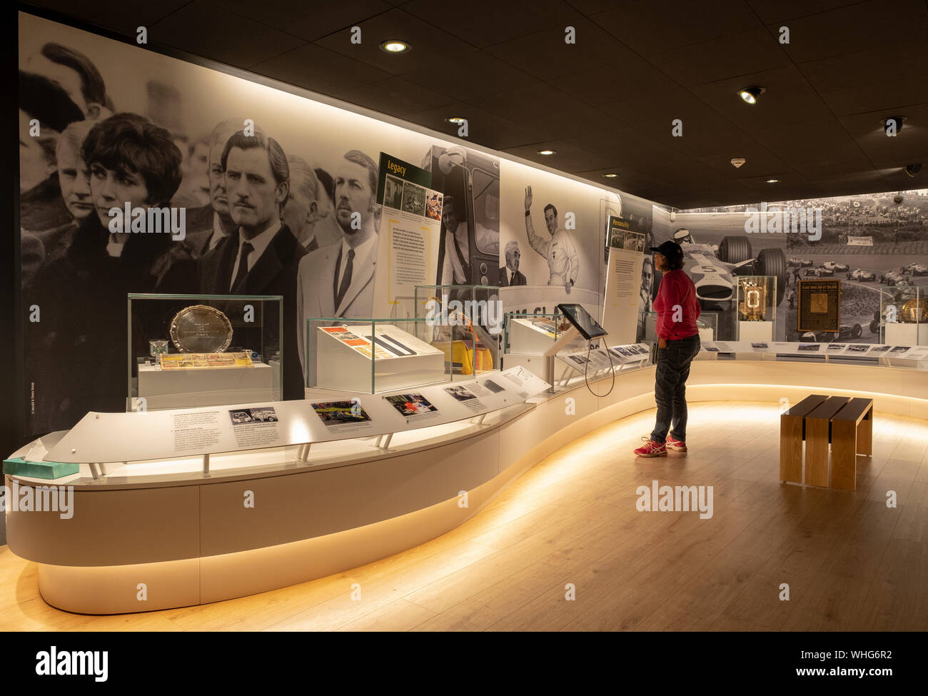 Jim Clark Museum a Duns, Berwickshire, Scozia Foto Stock