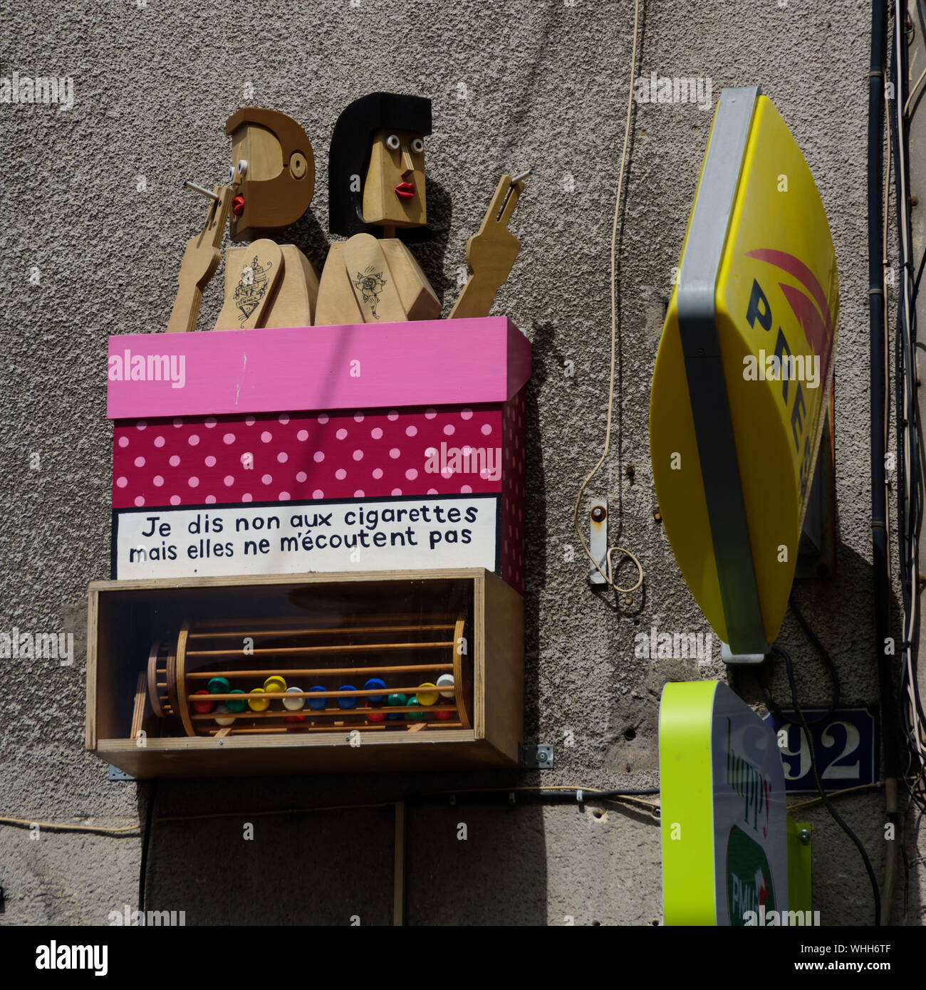 Le Voyage à Nantes ist ein Sommerkulturprogramm, die Stadt wird mit Kunstobjekten, Kulturveranstaltungen und witzigen Interventionen ausgestattet. Ein Foto Stock