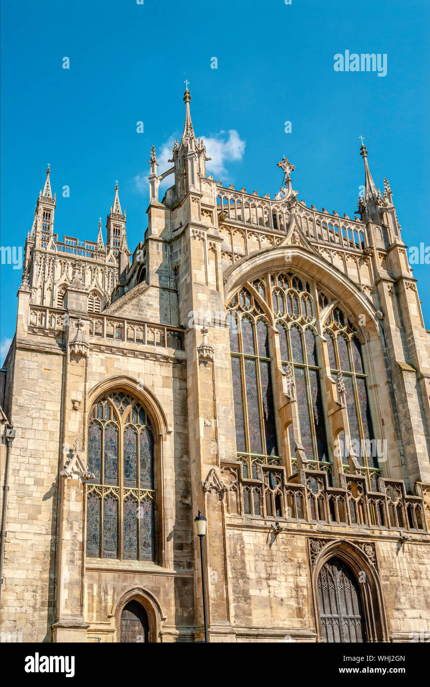 La cattedrale di Gloucester, Gloucestershire, England, Regno Unito Foto Stock
