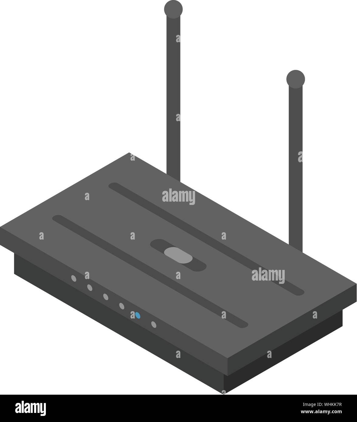 Router wireless, l'icona di stile isometrico Illustrazione Vettoriale