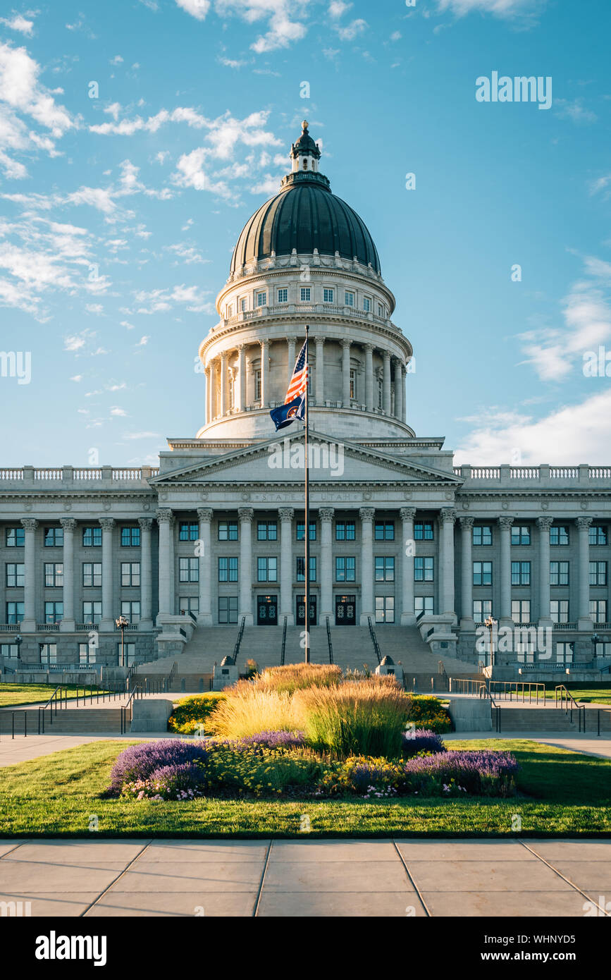 La Utah State Capitol Building a Salt Lake City, Utah Foto Stock