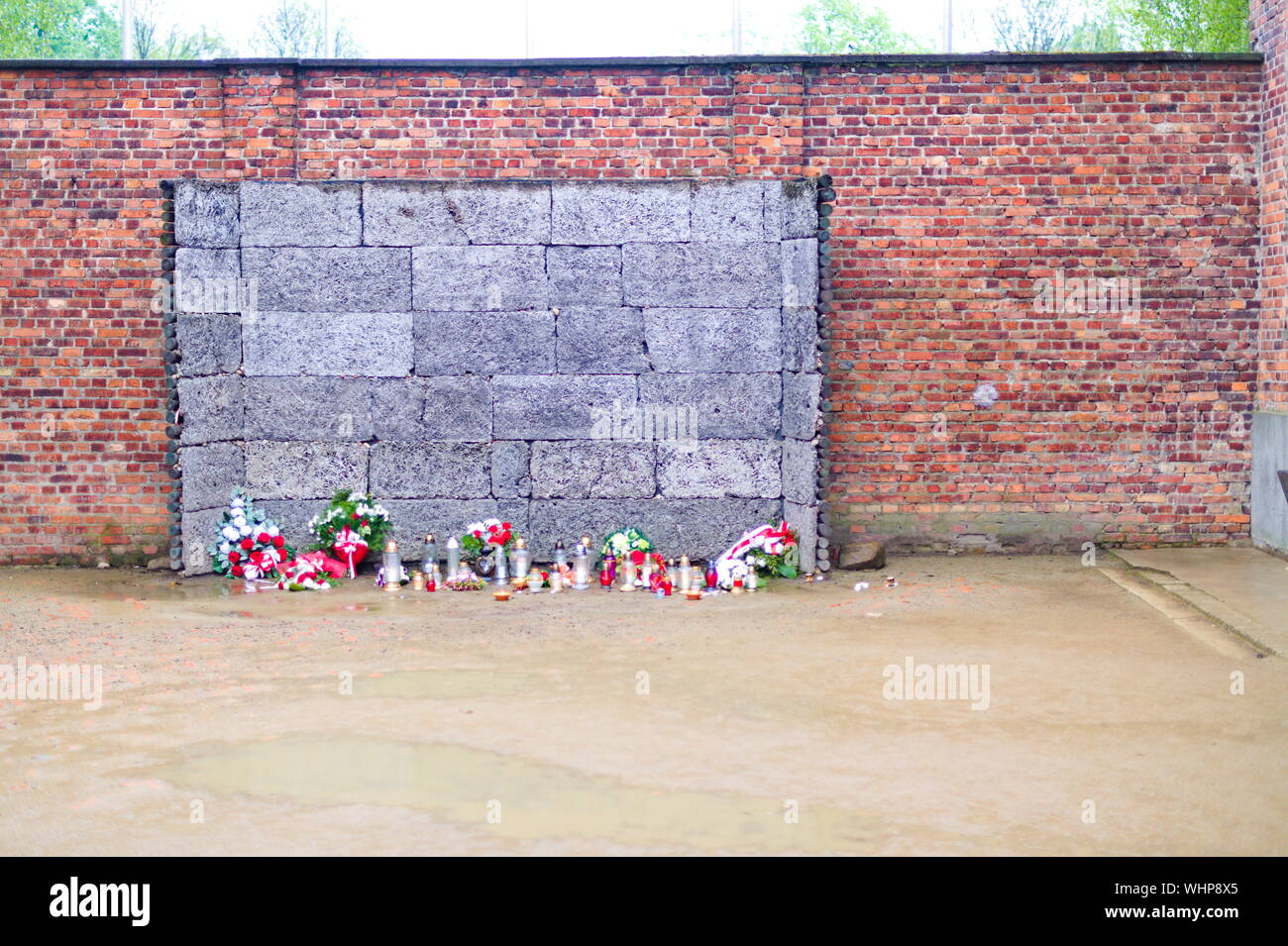 Memoriale a Kazimierz nel quartiere ebraico, Cracovia, Polonia Foto Stock