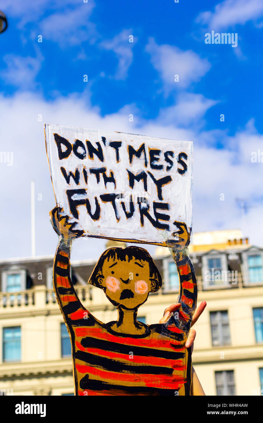 Glasgow, Scozia, Agosto 31, 2019. 'Stop il colpo di stato': proteste in Glasgow, George Square Foto Stock