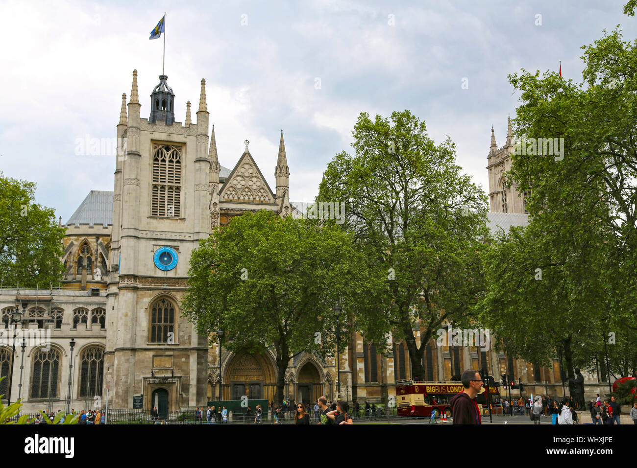 Londra, Gran Bretagna - 22 Maggio 2016: Santa Margherita è la Chiesa, l'Abbazia di Westminster, la parrocchia anglicana chiesa della House of Commons Foto Stock