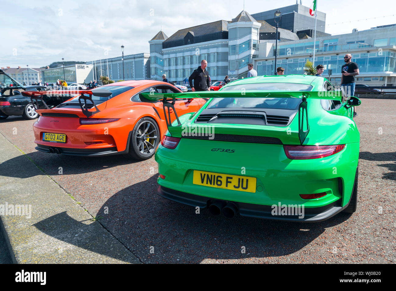 Porsche Club Gran Bretagna incontro a Llandudno North Wales UK 19 Maggio 2019 Foto Stock