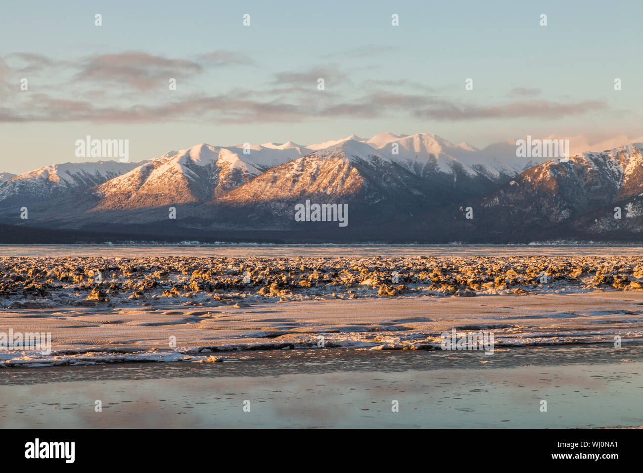 Turnagain Arm, Alaska Foto Stock