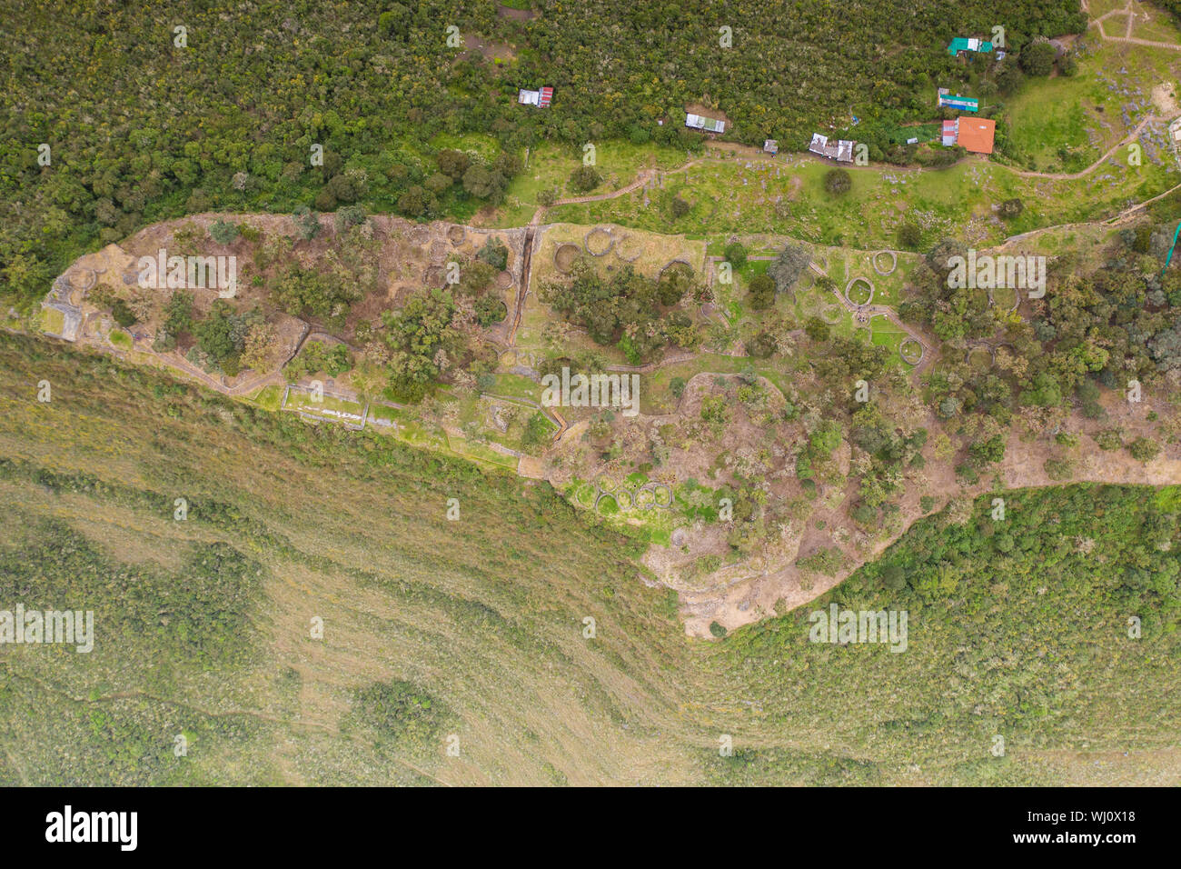 Antica fortezza di Kuelap in Perù Foto Stock