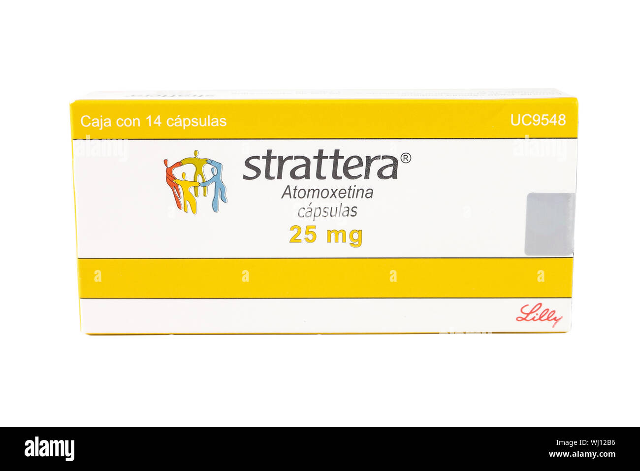 Atomoxetine (marca: Strattera) è un farmaco approvato per il trattamento di attenzione ed iperattività (ADHD) Foto Stock