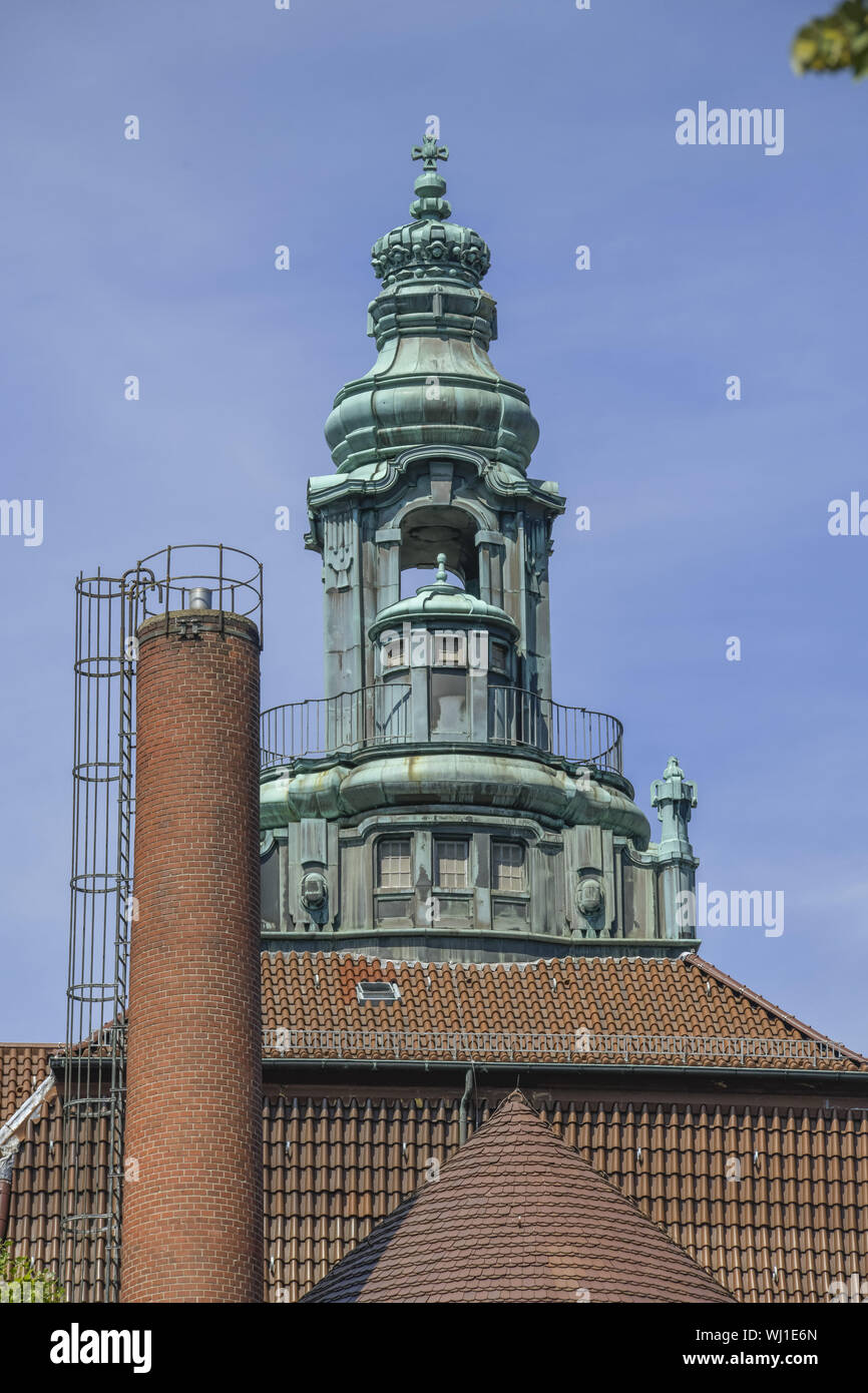 La corte distrettuale, vista al di fuori e al di fuori, vista esterna, vista esterna, Berlino, tetto, Germania, corte, Grunewaldstrasse, Grunewaldstrasse, camera corte, c Foto Stock