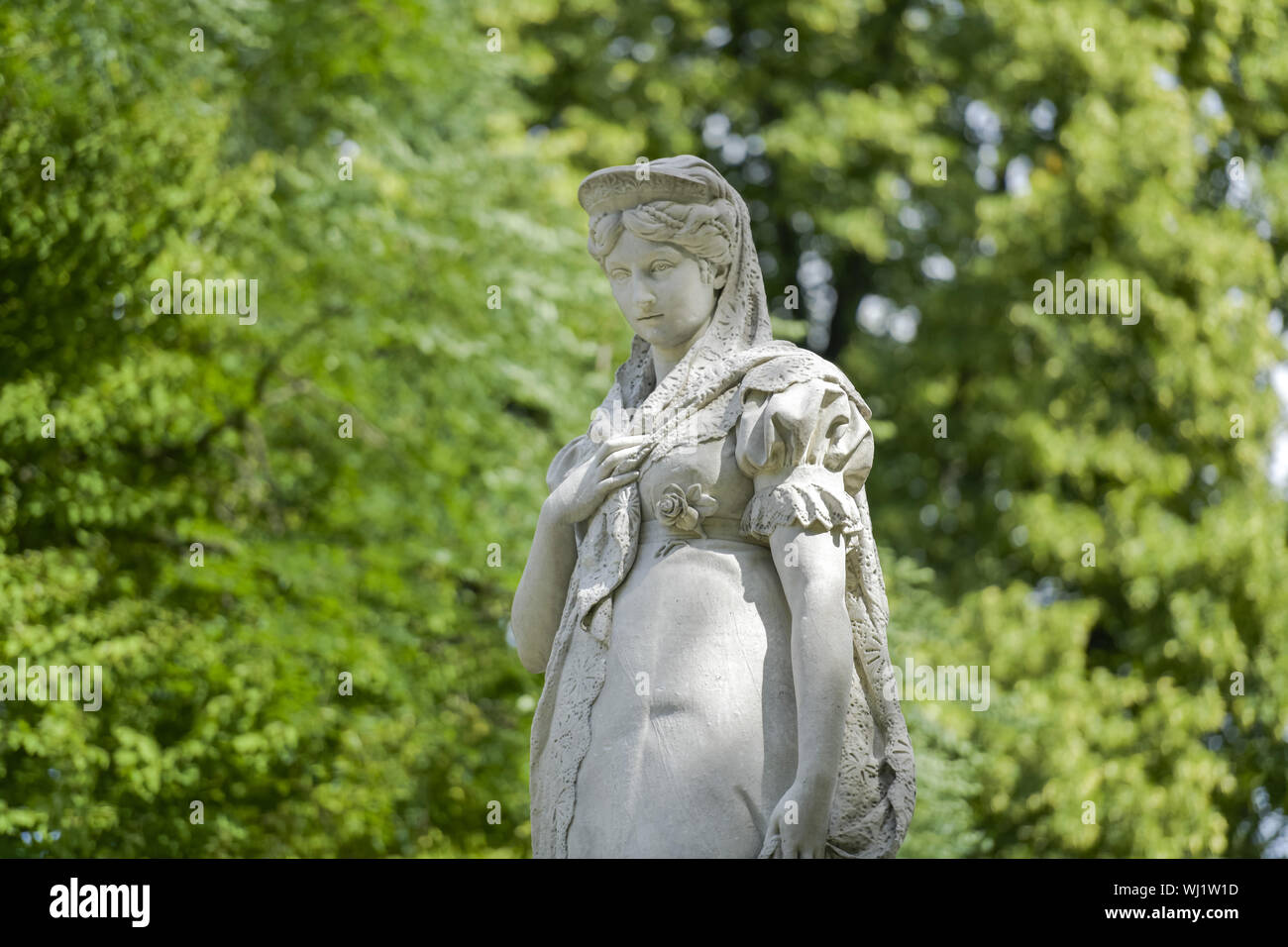 Berlino, lo zoo di Berlino, monumento, Germania, grande zoo, grande zoo, disposizione verde, verde disposizione, regina, Queen Luise von Preussen, Luise von Preussen, L Foto Stock