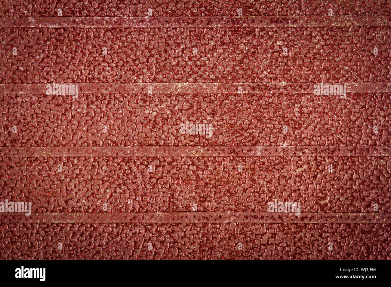 Vecchio rosso foderato in pelle artificiale per la copertina del libro di sfondo texture Foto Stock