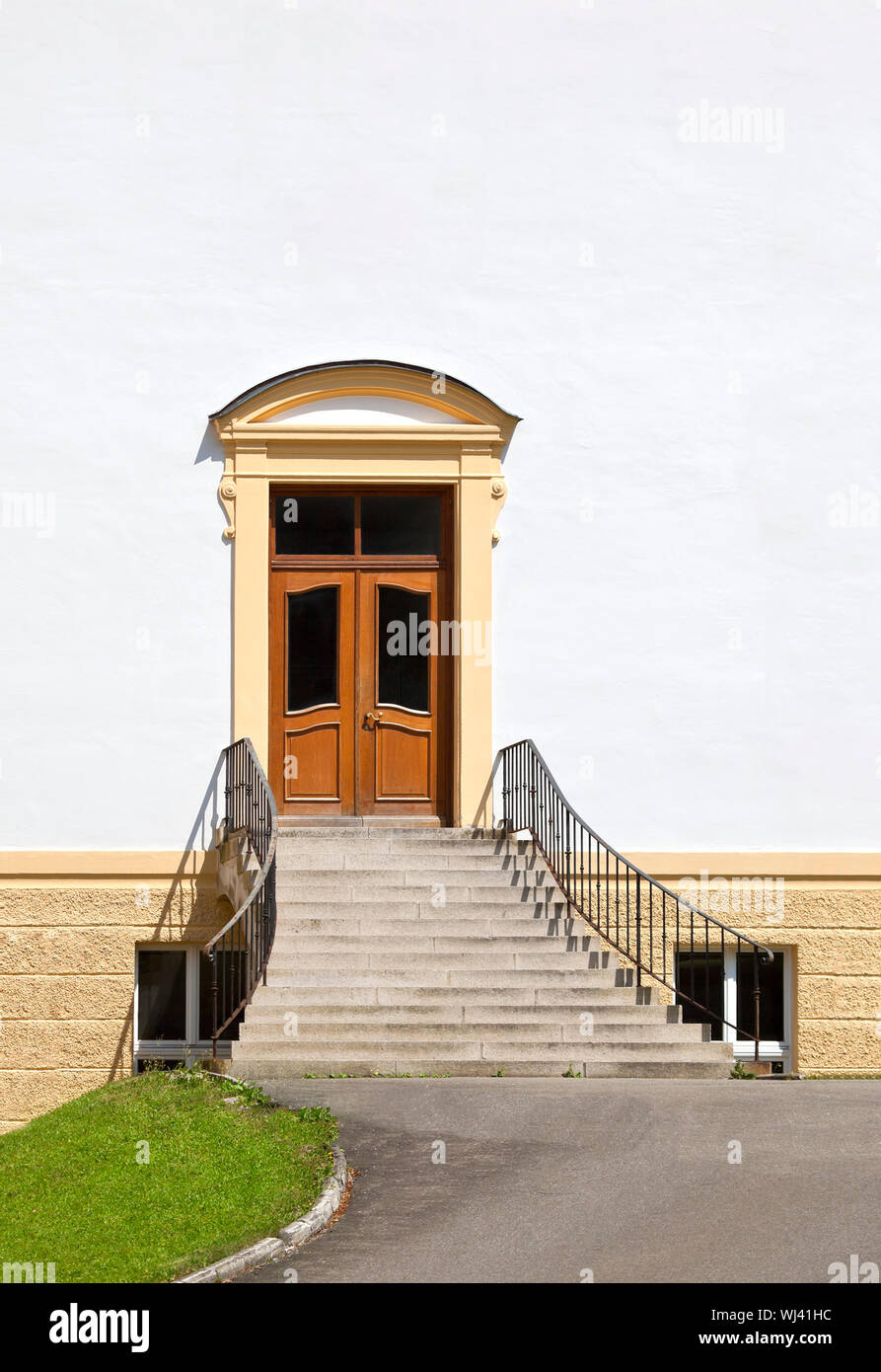 Una immagine di una bella porta con spazio per il testo Foto Stock