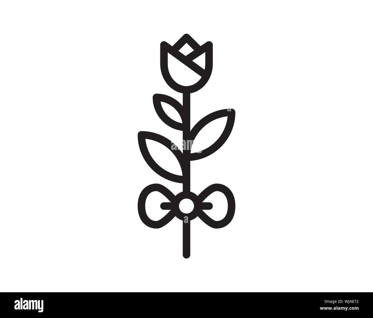 Fiore icona immagine vettoriale Illustrazione Vettoriale