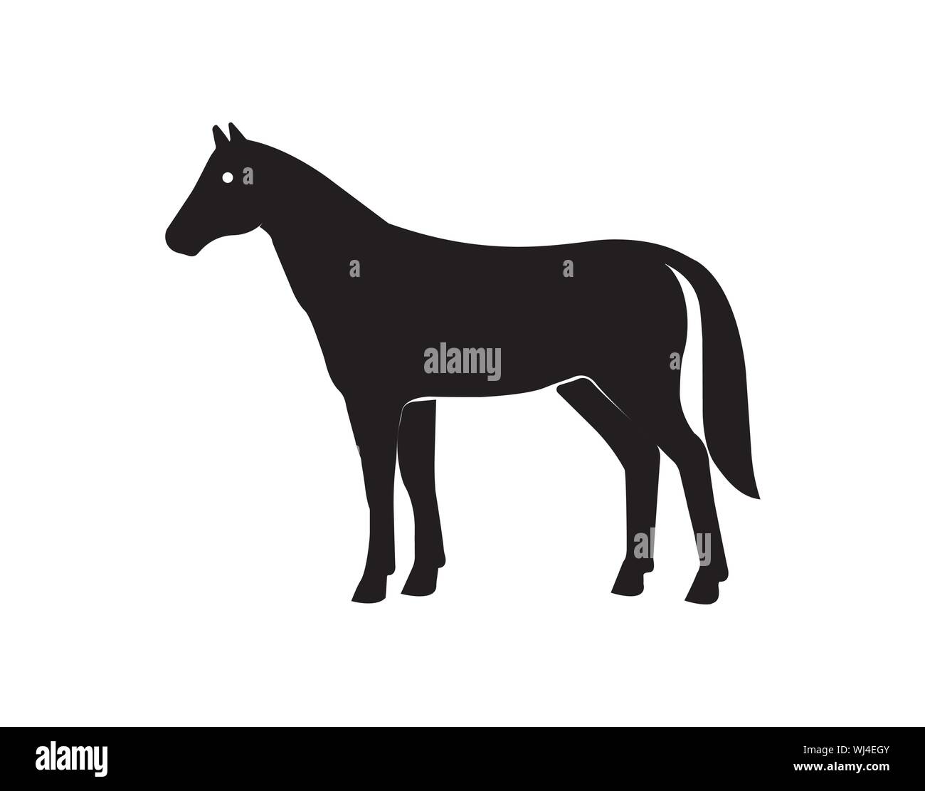 Icona del cavallo - Vettore Illustrazione Vettoriale