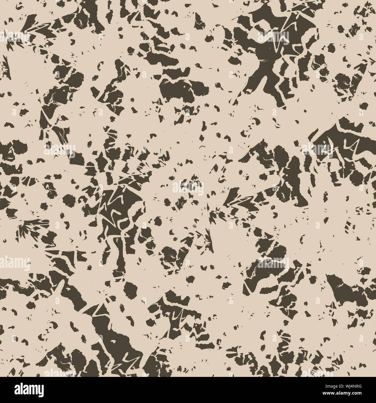 Arte astratta web irregolari di marmo modello di stampa.Vettore marrone seamless pattern. Schizzi e spruzzi di vernice, acqua. Linee strappato. Illustrazione Vettoriale