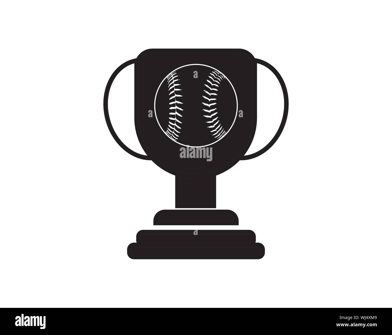 Trofeo icona vettore.semplice piatto simbolo. Pittogramma di perfetta illustrazione su sfondo bianco. Illustrazione Vettoriale