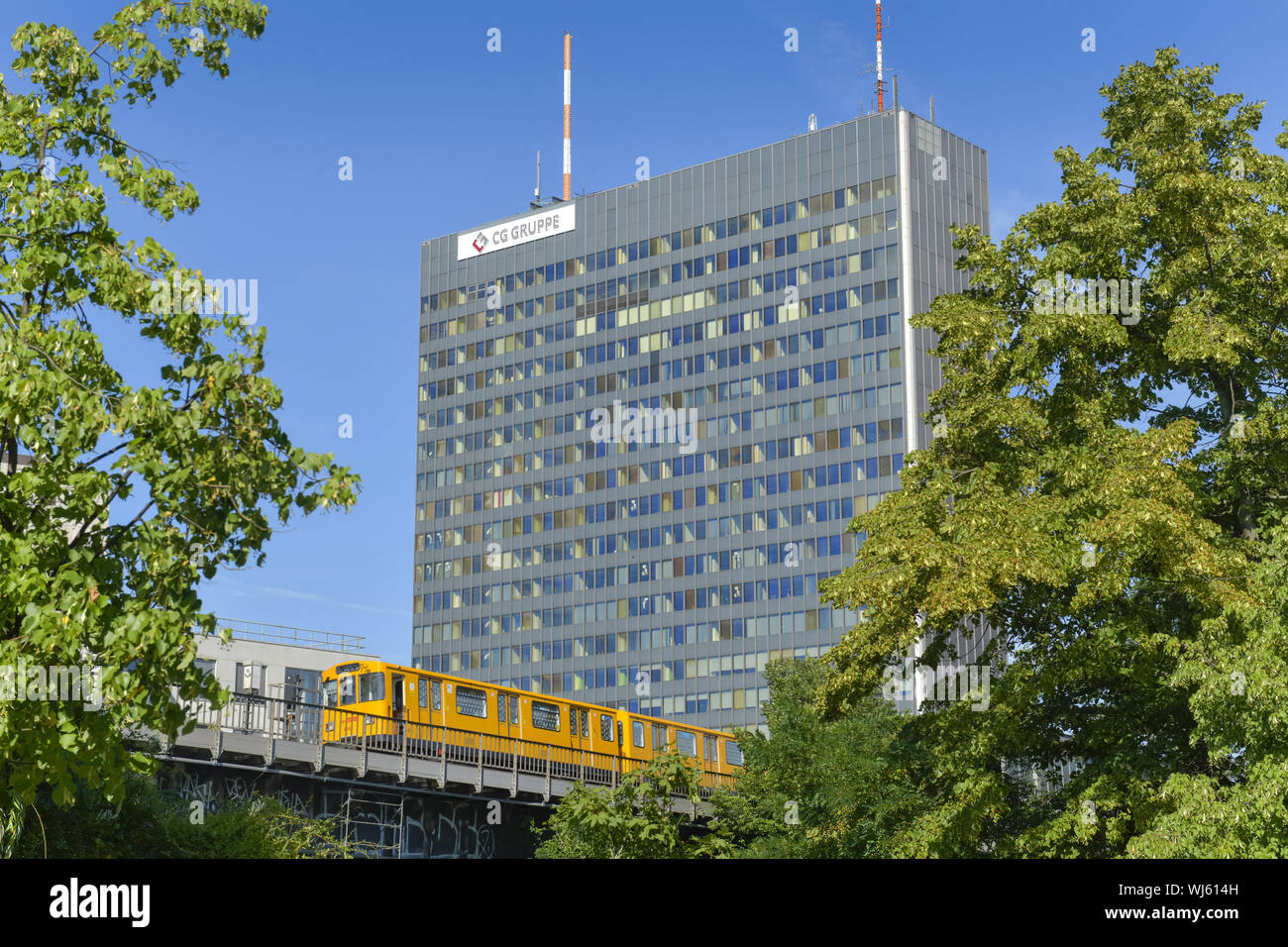 Berlino, Germania, vista al di fuori e al di fuori, vista esterna, vista esterna, Friedrich boschetto della croce monte Krizevac, Kreuzberger, architettura, CG-G Foto Stock