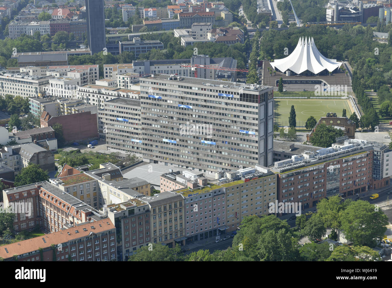 Architettura, Berlino, calcestruzzo, Germania, Excelsiorhaus, Excelsior house, Friedrich boschetto del monte Croce, Building, edificio alto, real estate, Foto Stock