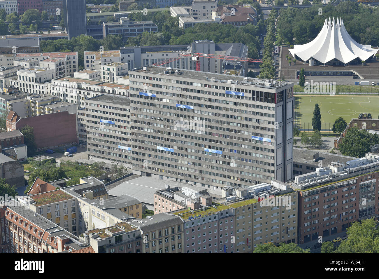 Architettura, Berlino, calcestruzzo, Germania, Excelsiorhaus, Excelsior house, Friedrich boschetto del monte Croce, Building, edificio alto, real estate, Foto Stock