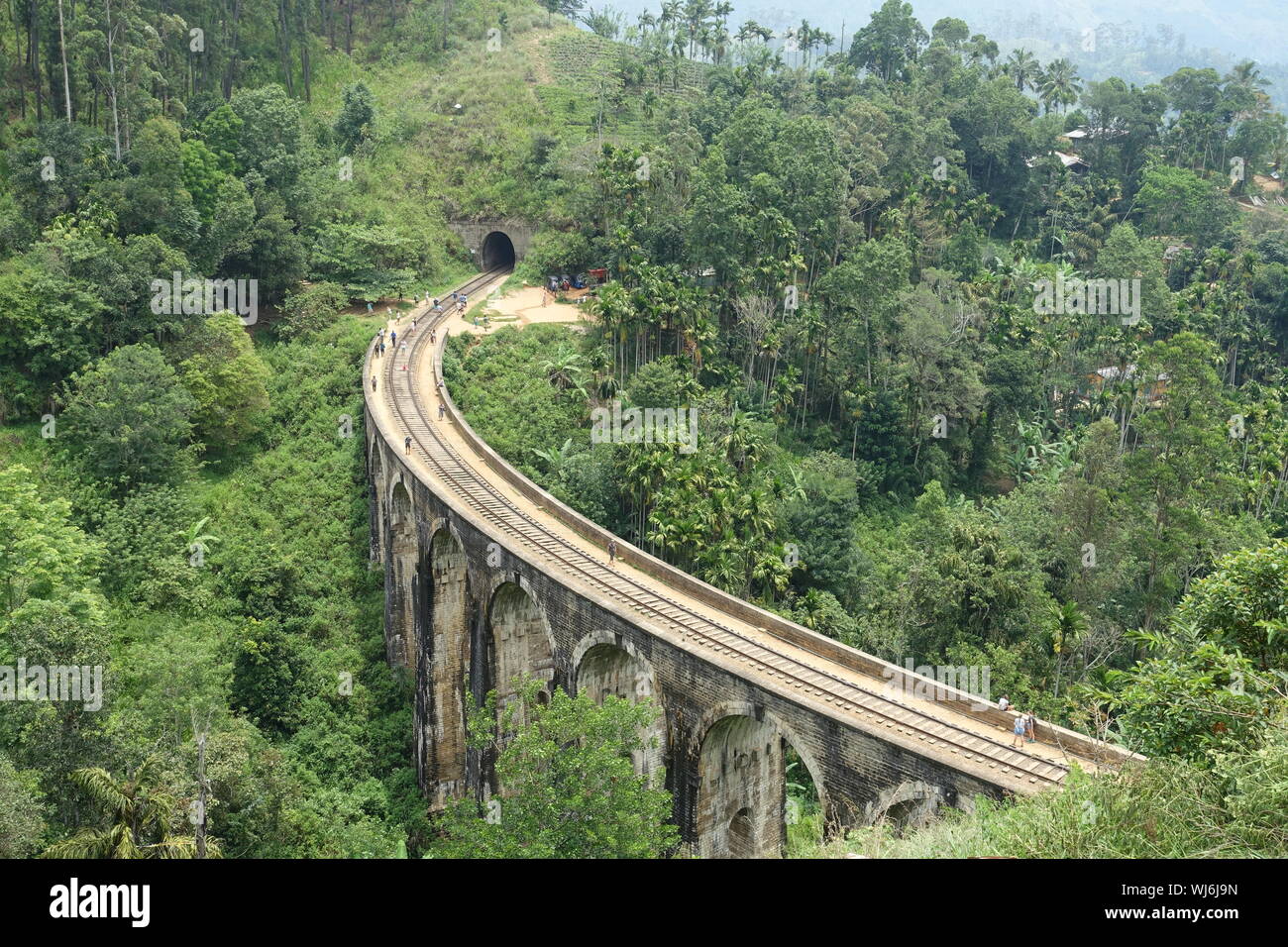 Nove archi Bridge Foto Stock