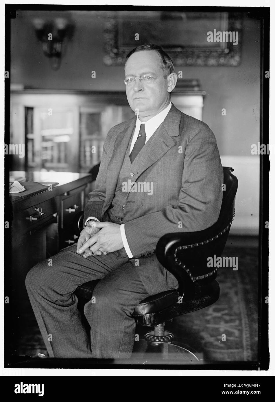 HAMLIN, Charles S. assistente segretario del Tesoro, 1913- Foto Stock