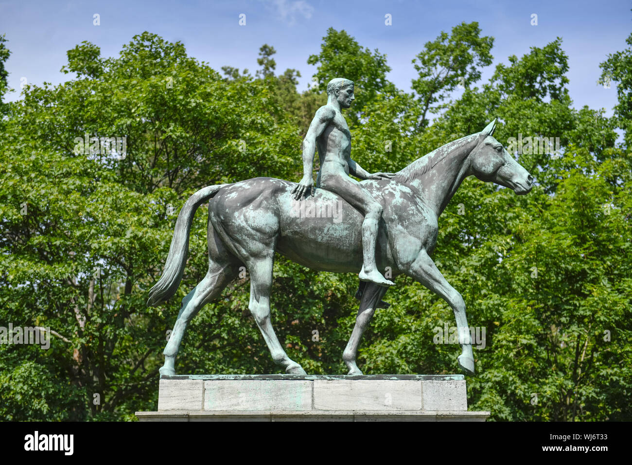 Berlin, Berlin-bright mountain, bronzo, il monumento in bronzo, fusione in bronzo, fusione in bronzo, monumento, Germania, Karlshorst, Karlshorster, arte, luminoso moun Foto Stock