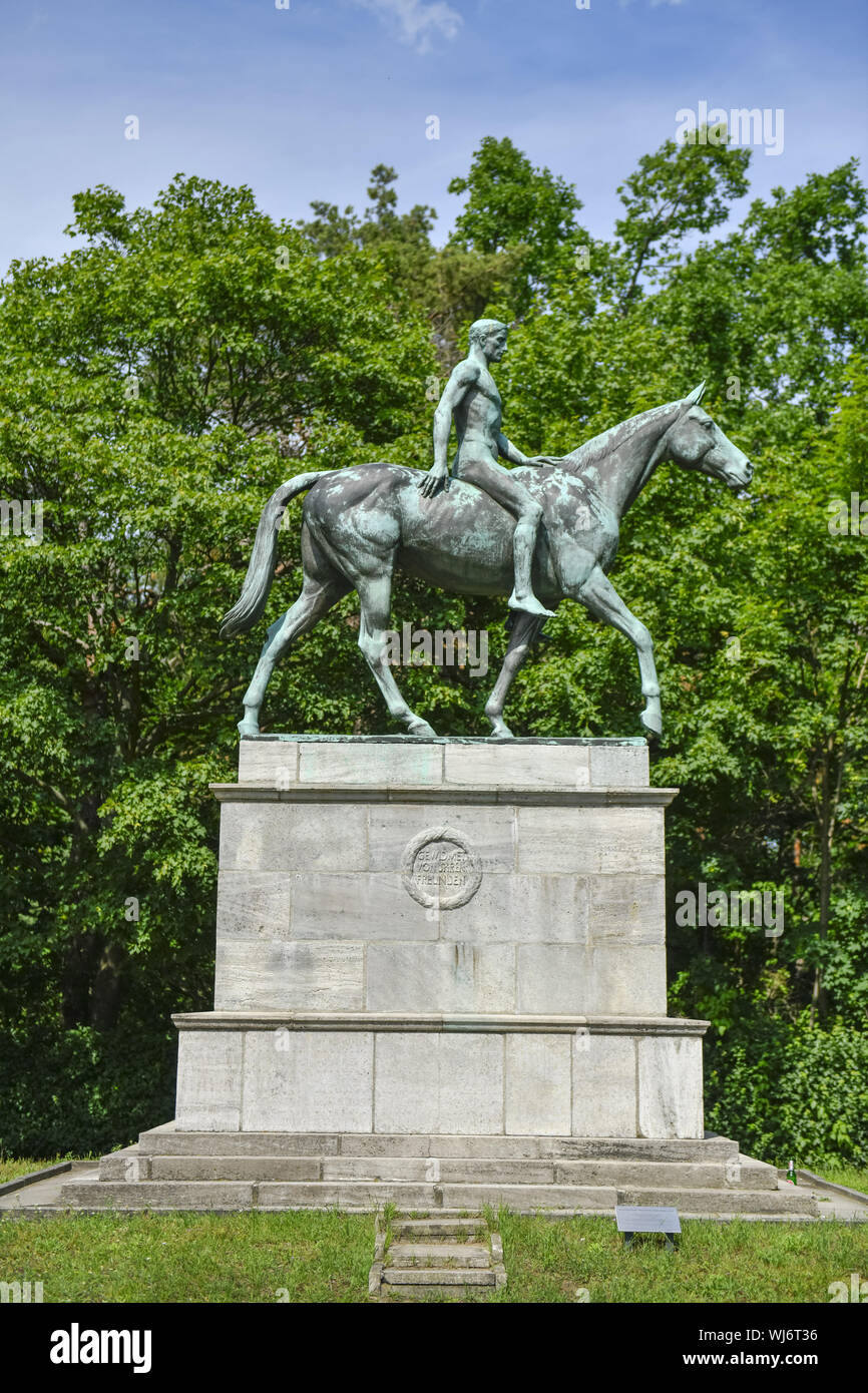 Berlin, Berlin-bright mountain, bronzo, il monumento in bronzo, fusione in bronzo, fusione in bronzo, monumento, Germania, Karlshorst, Karlshorster, arte, luminoso moun Foto Stock