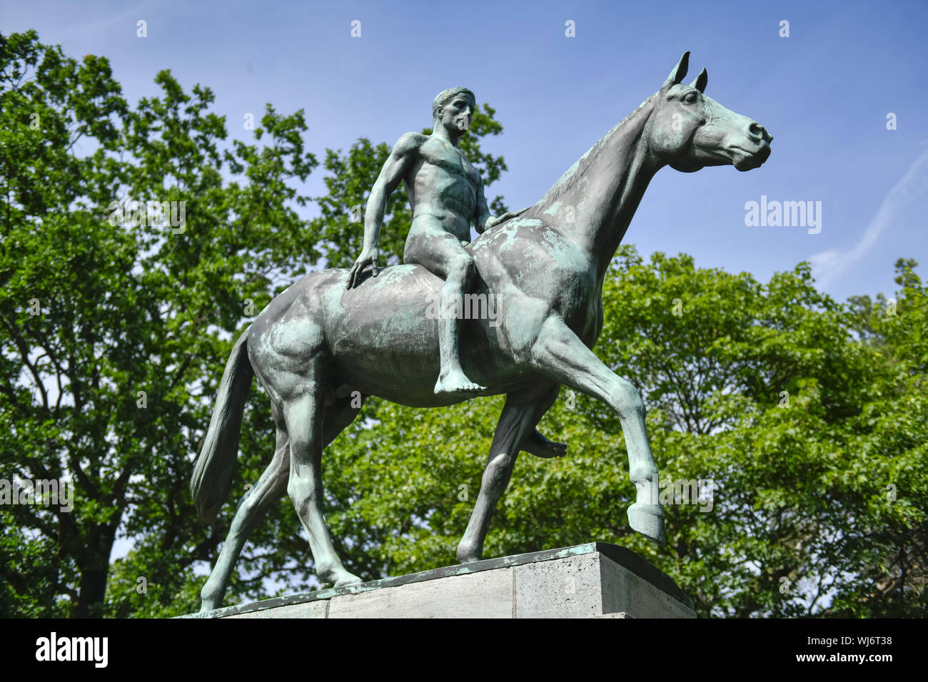 Berlin, Berlin-bright mountain, bronzo, il monumento in bronzo, fusione in bronzo, fusione in bronzo, monumento, Germania, Karlshorst, Karlshorster, arte, luminoso moun Foto Stock