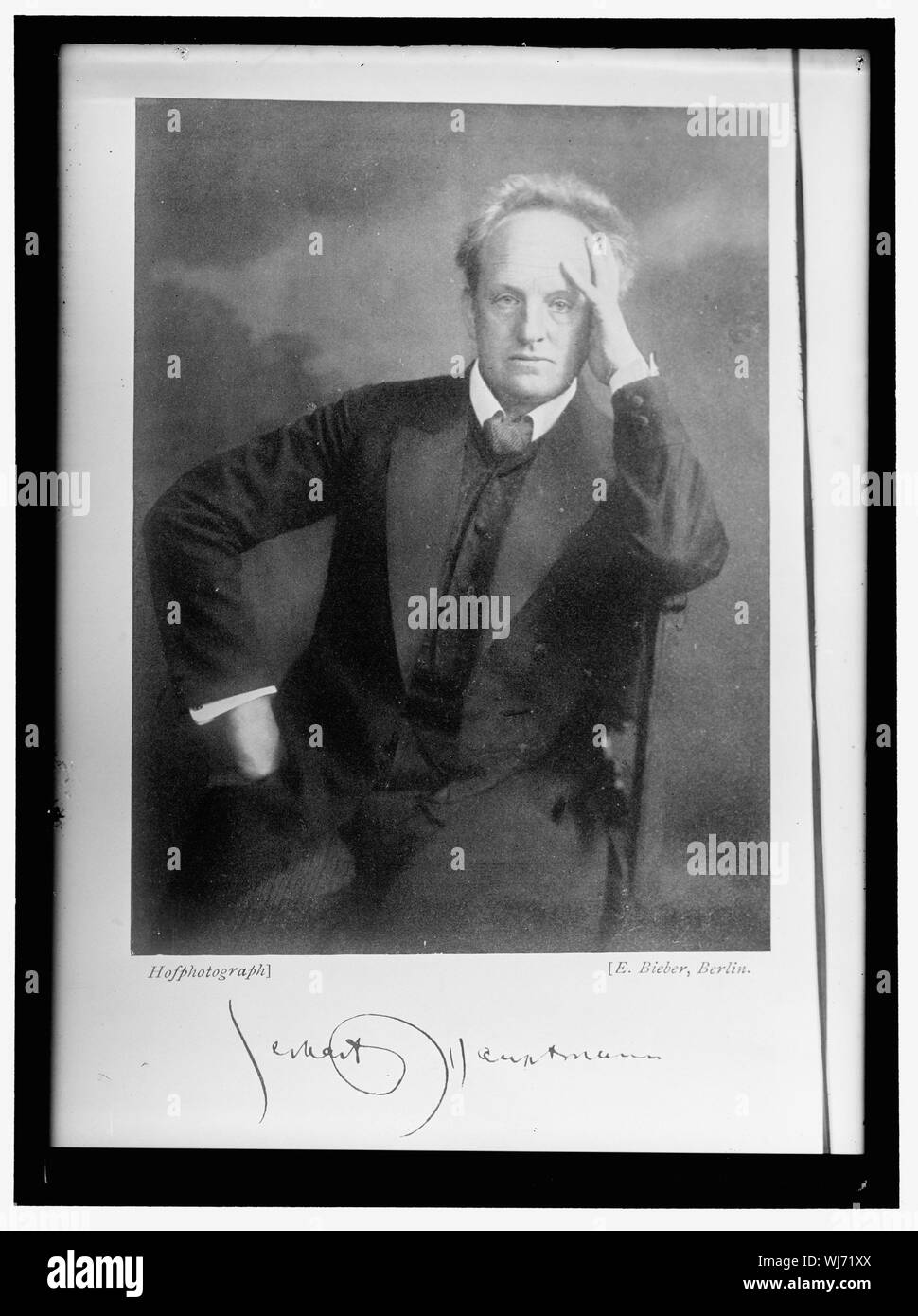 HAUPTMANN, GERHART. Il drammaturgo DELLA GERMANIA Foto Stock