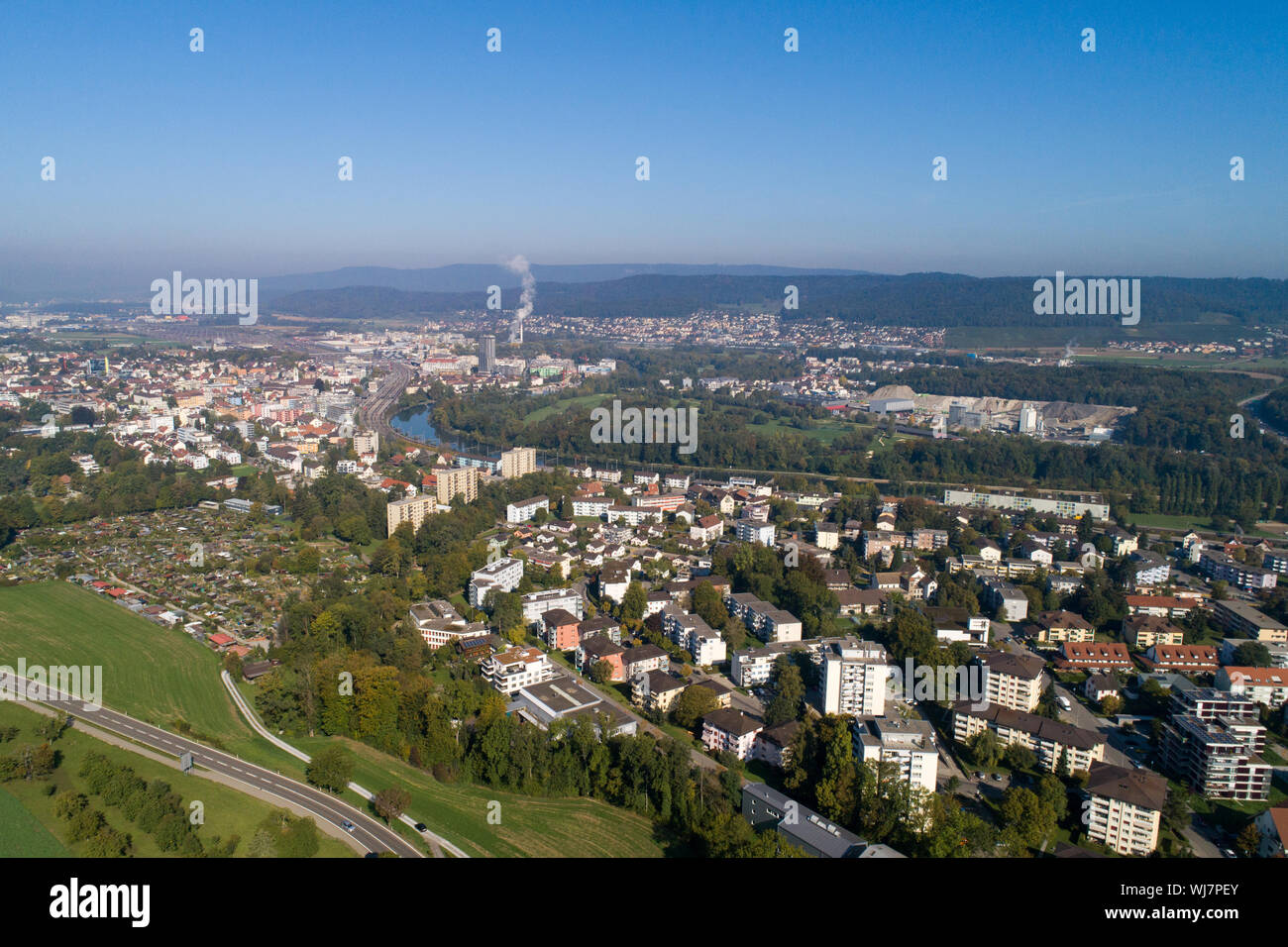 Fotografia aerea Dietikon Foto Stock
