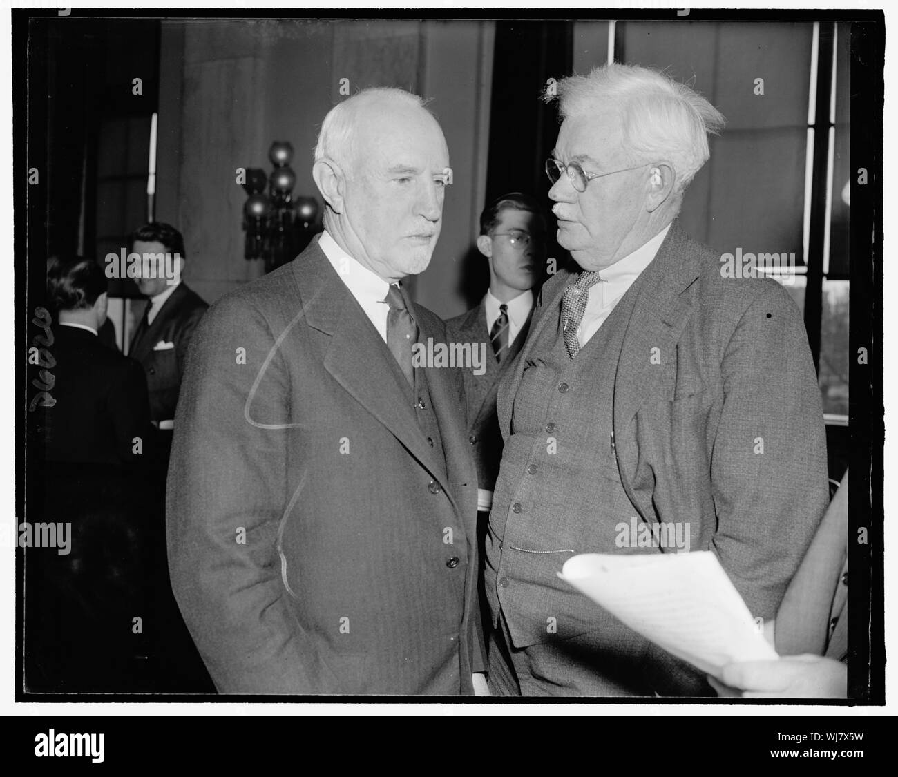 H.O.L.C. Presidente, John Lt. Fahey & il Senatore John G. Townsend, Jr., 3-6-39 Foto Stock