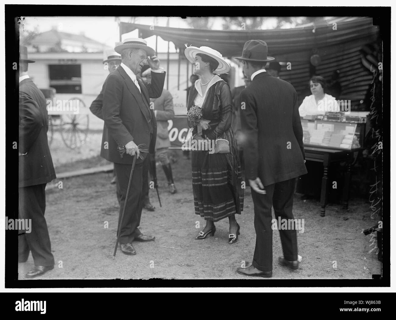 Spettacoli a cavallo. Giudice Moore e MRS. HITT Foto Stock