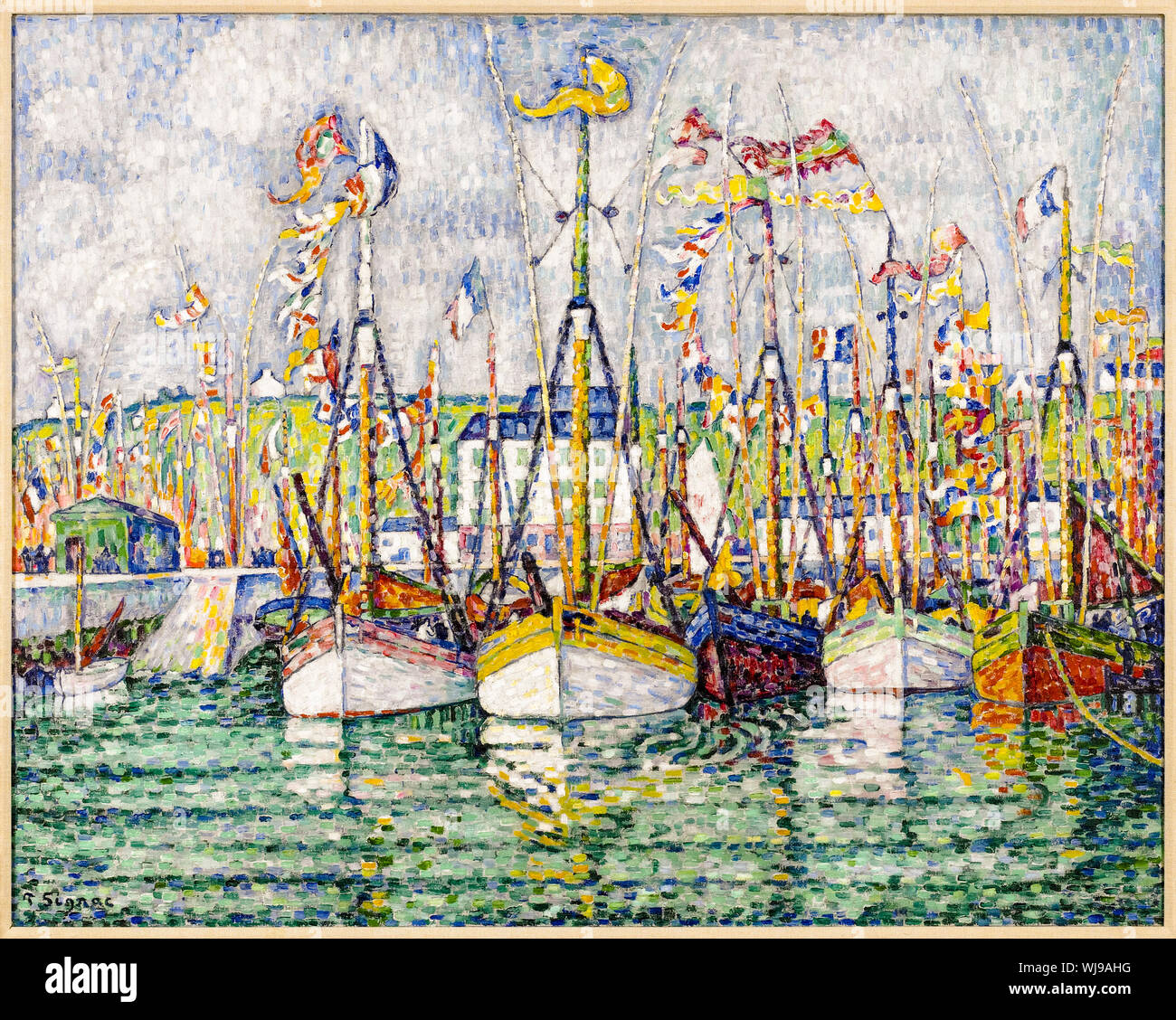 Paul Signac, benedizione della flotta tonniera a Groix, pittura, 1923 Foto Stock